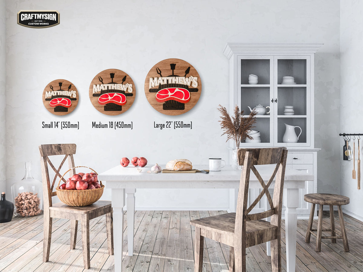 BBQ Wooden Sign