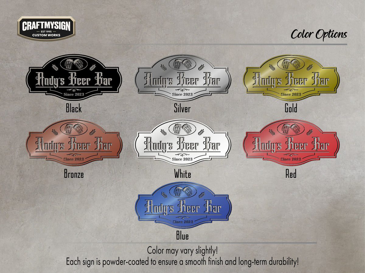 Pub Metal Sign