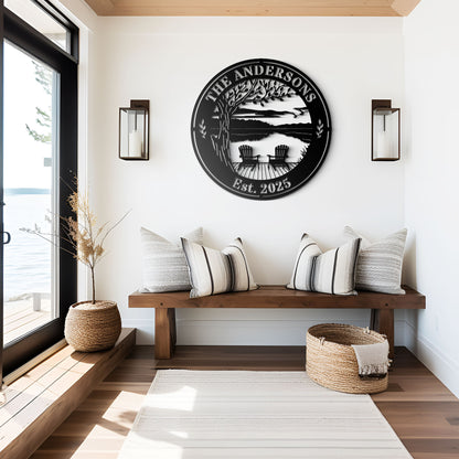 Adirondack Retreat Metal Sign