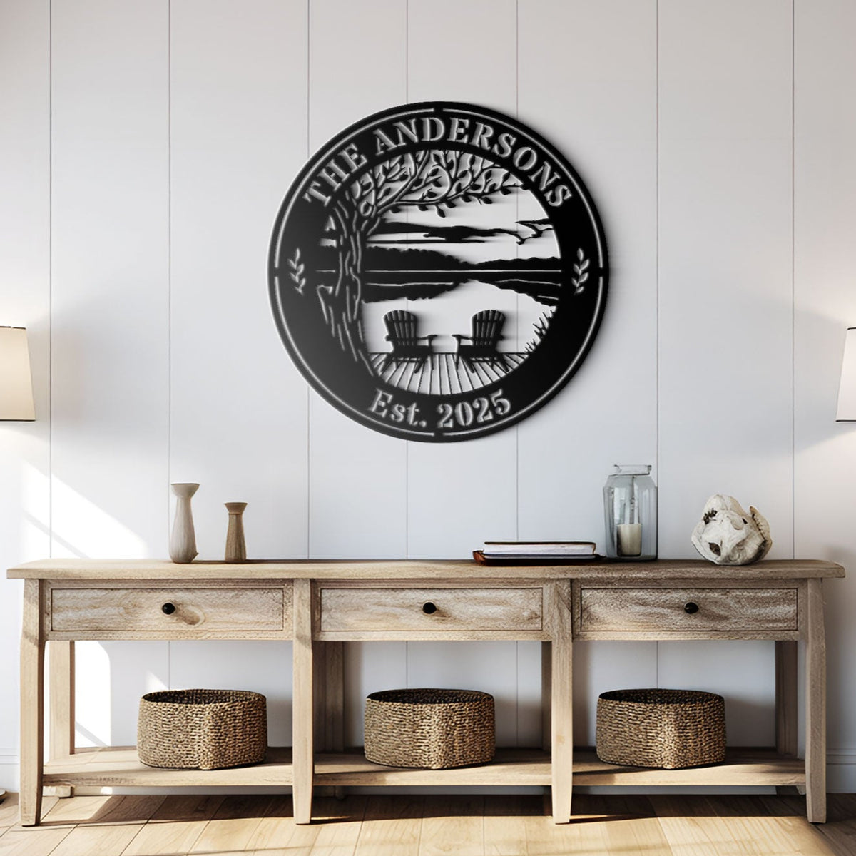 Adirondack Retreat Metal Sign