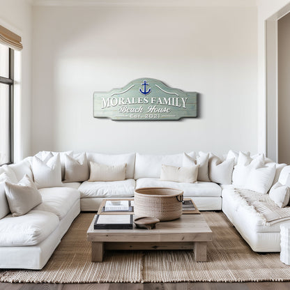 Beach House Sign