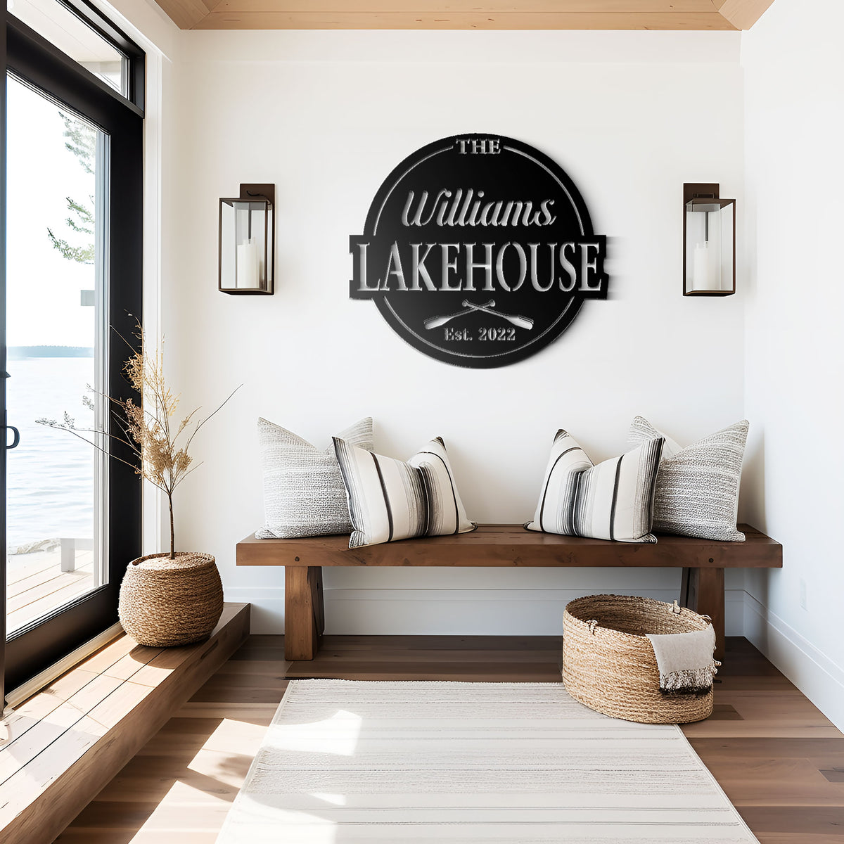 Lakehouse Metal Sign