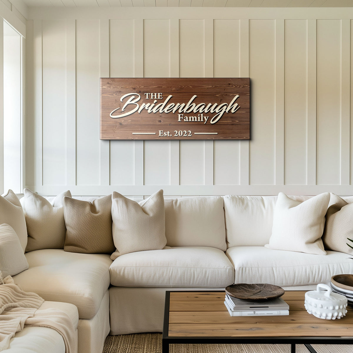 Custom Wooden Sign - Bridenbaugh