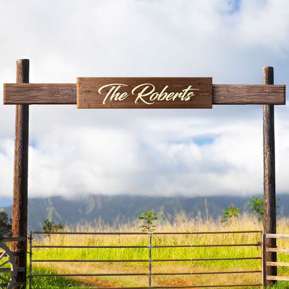 Custom Wooden Sign