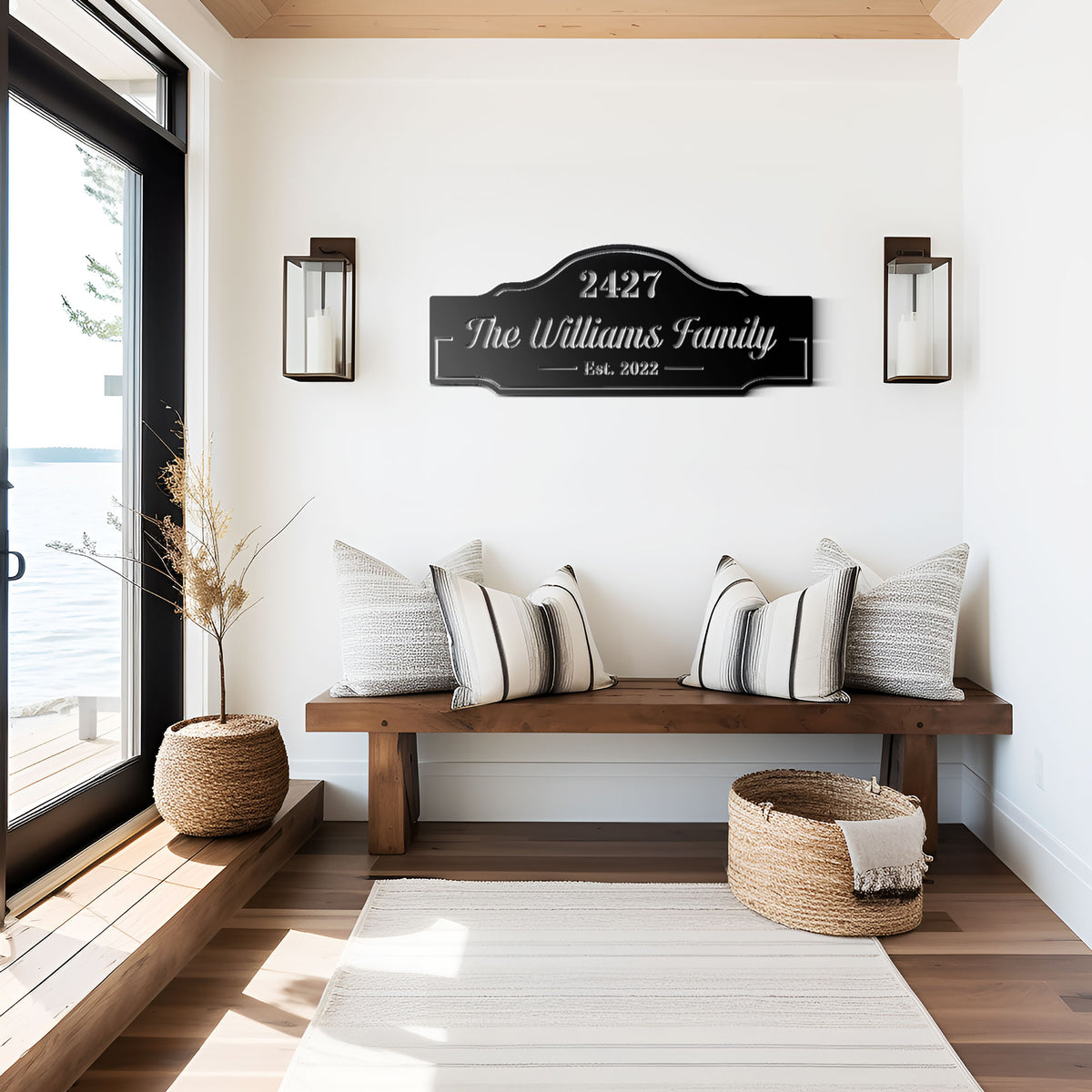Family Name & House Address Sign
