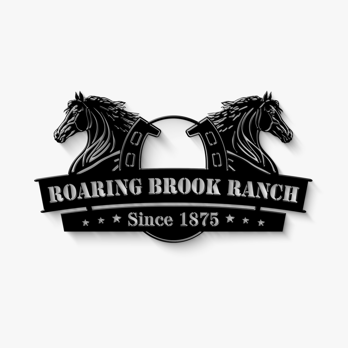 Horse Ranch Metal Sign