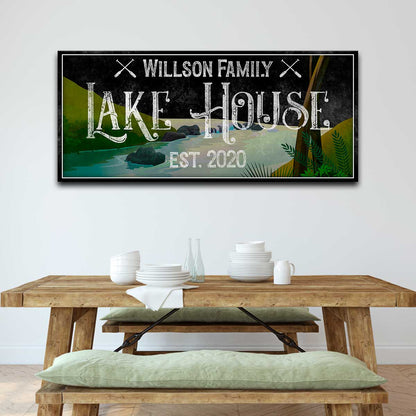 Lake House I - Canvas Art