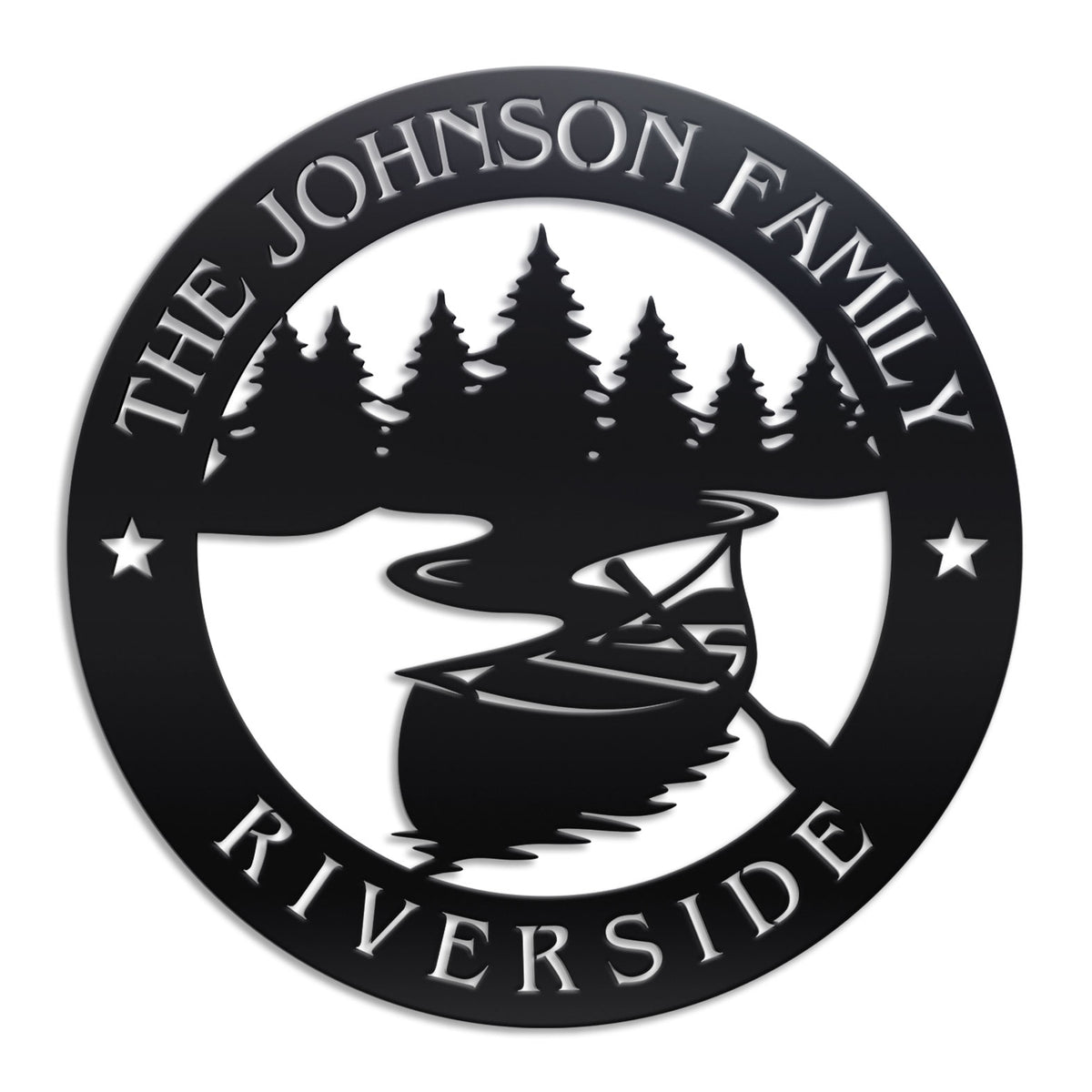 Riverside Metal Sign