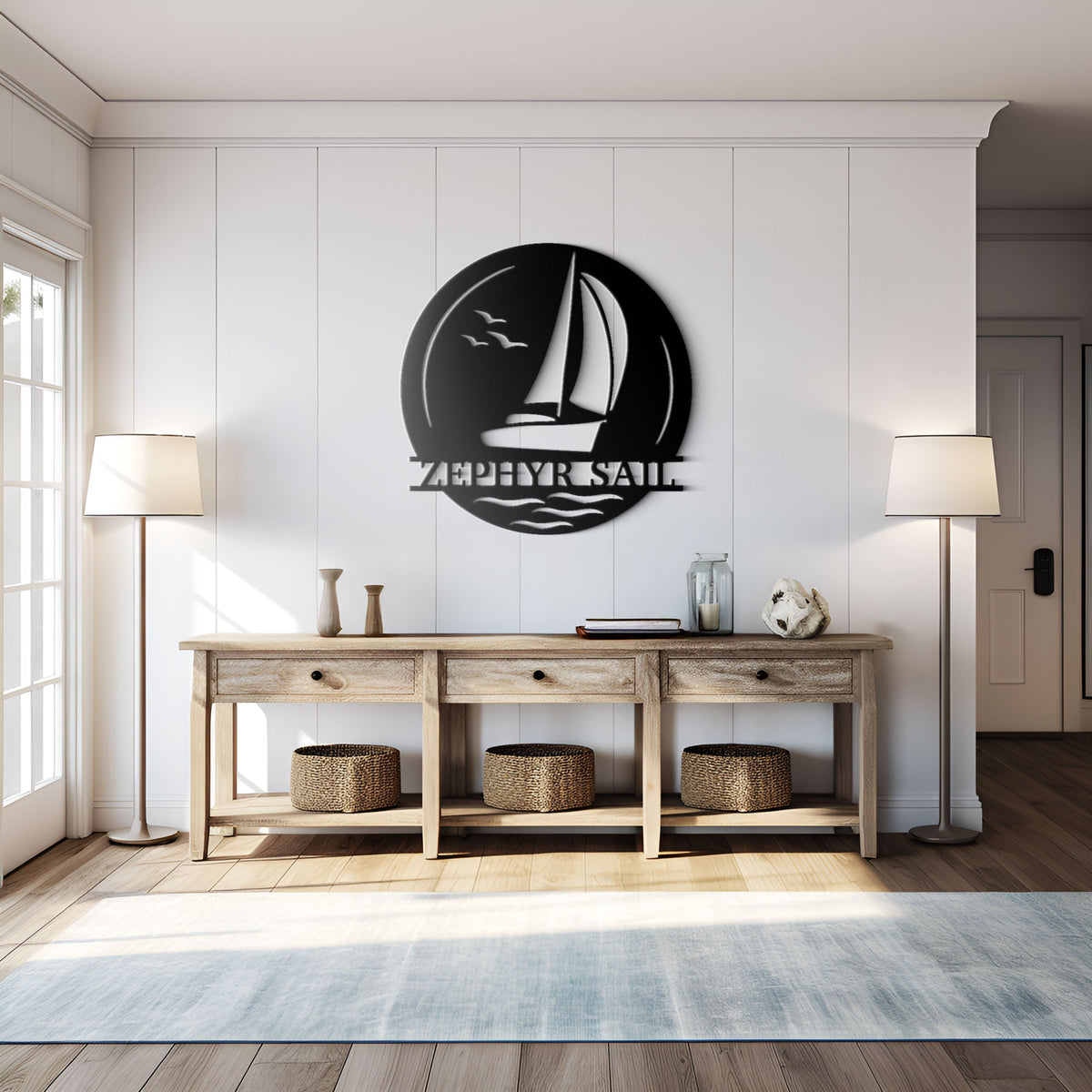 Sailboat Metal Sign 2