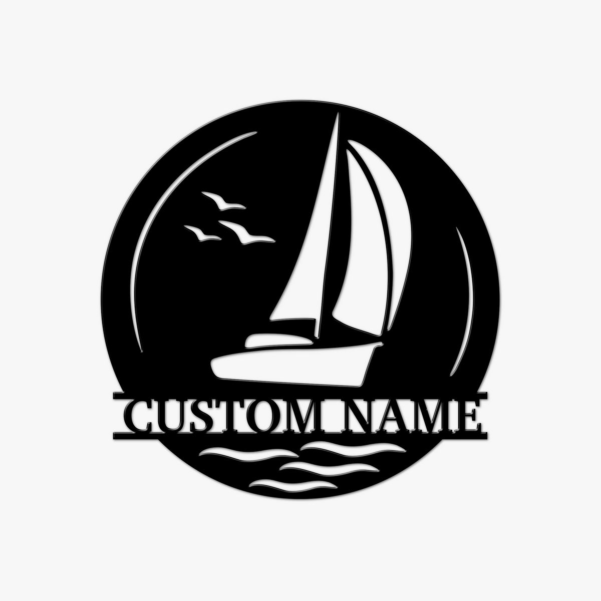 Sailboat Metal Sign 2