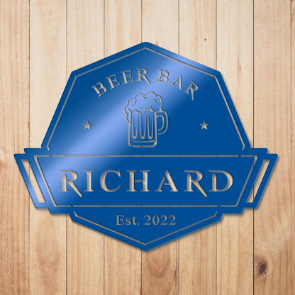 Bier Bar Schild