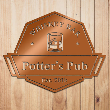 Whiskey Bar Sign