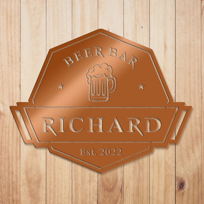 Bier Bar Schild