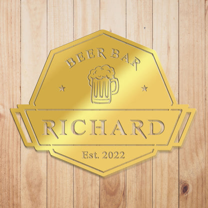 Bier Bar Schild