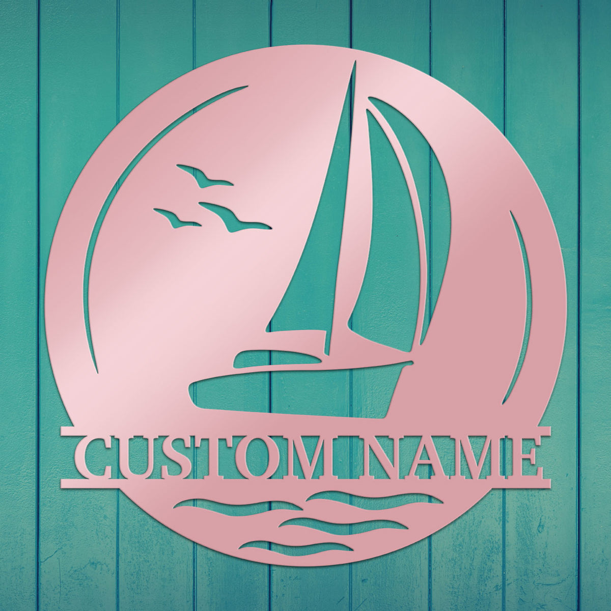 Sailboat Metal Sign 2