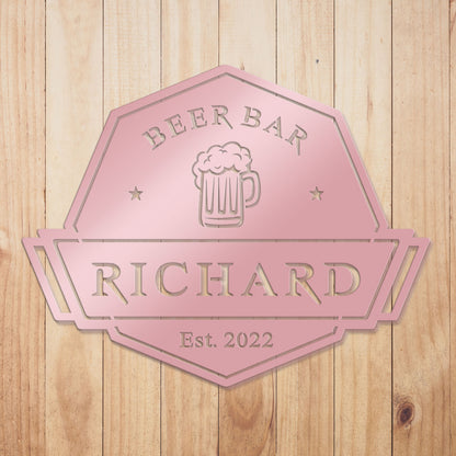 Bier Bar Schild