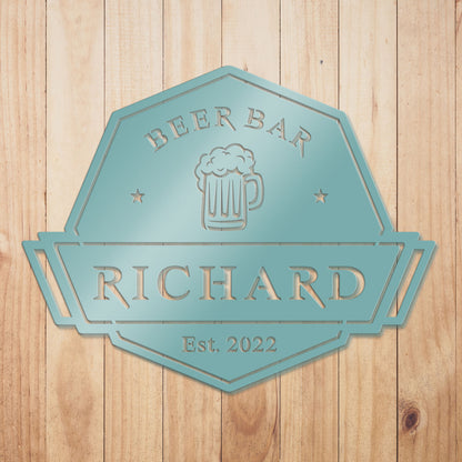 Bier Bar Schild