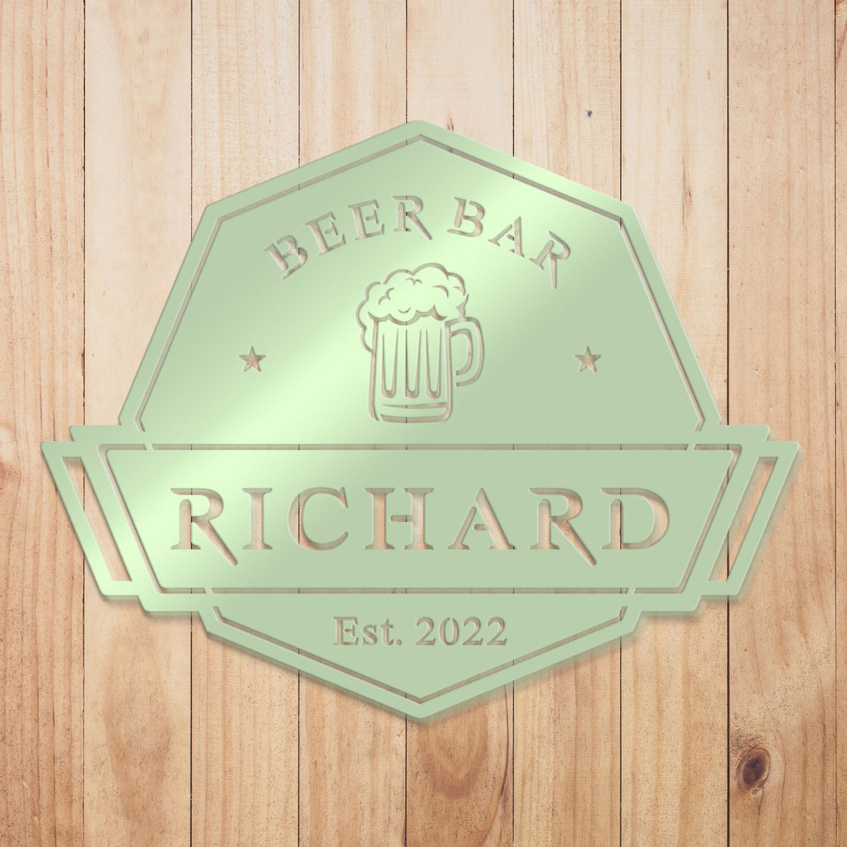 Bier Bar Schild