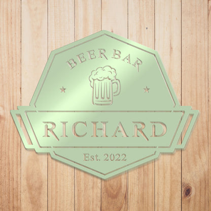 Bier Bar Schild