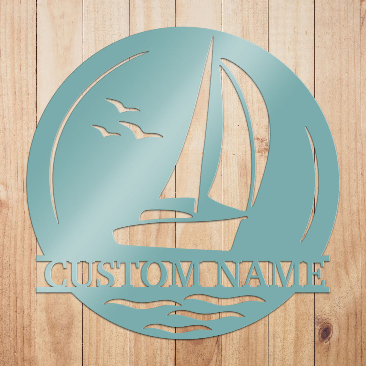 Sailboat Metal Sign 2