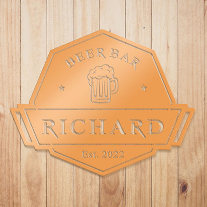 Bier Bar Schild