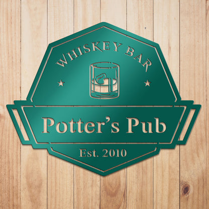 Whiskey Bar Sign