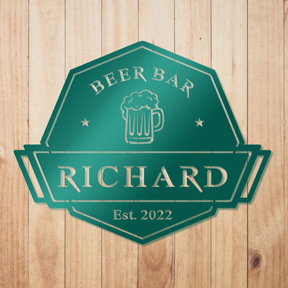 Bier Bar Schild
