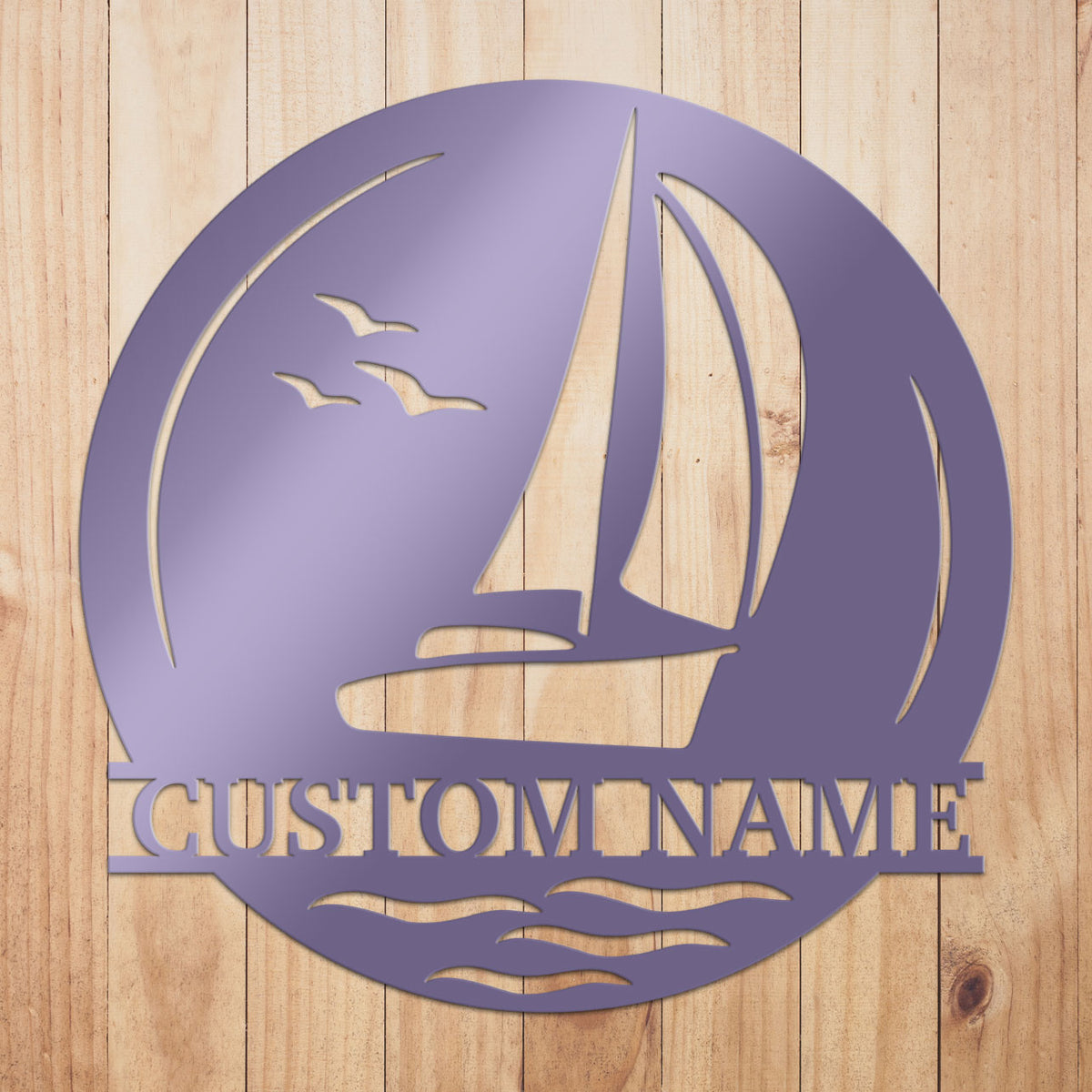 Sailboat Metal Sign 2
