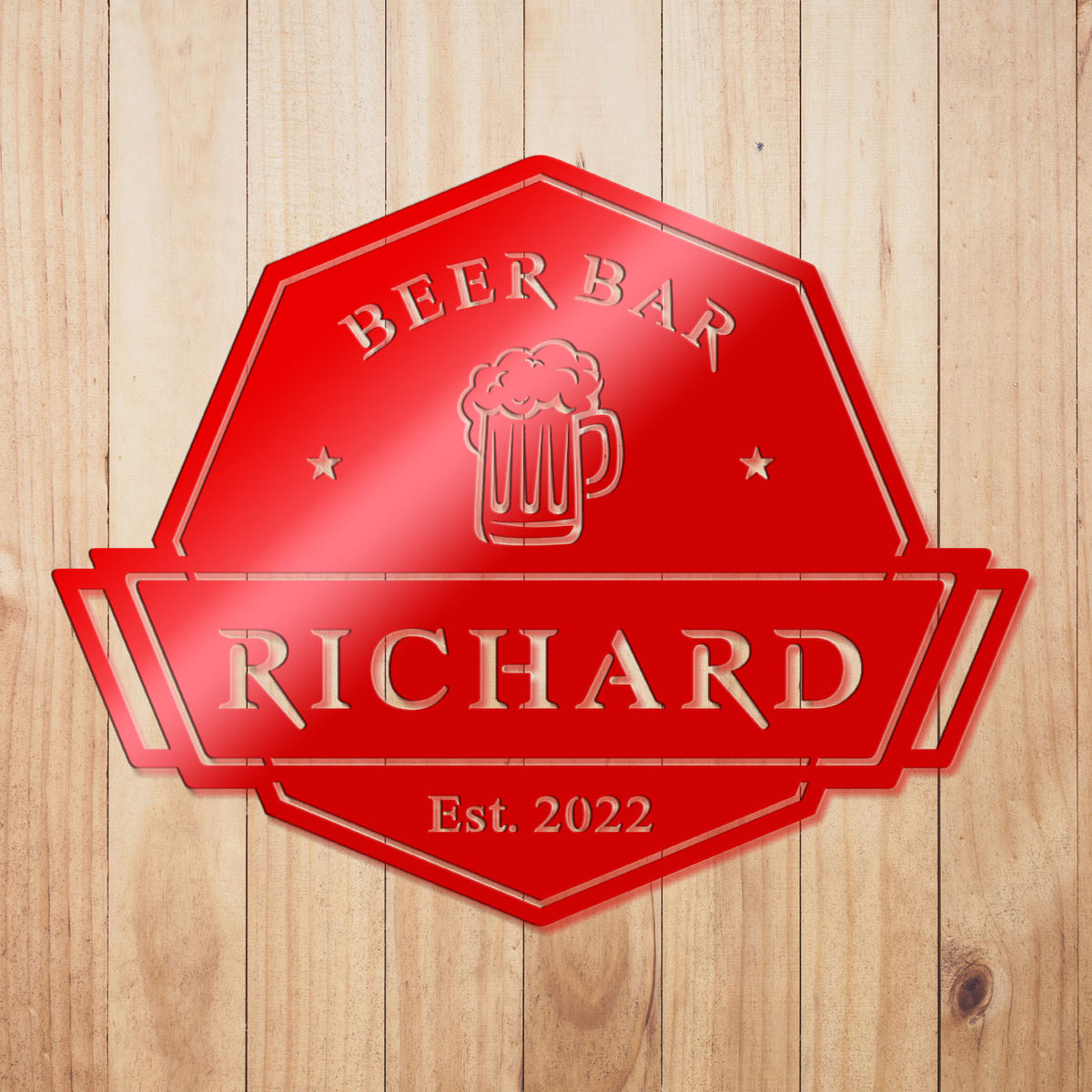 Bier Bar Schild