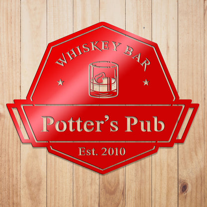 Whiskey Bar Sign