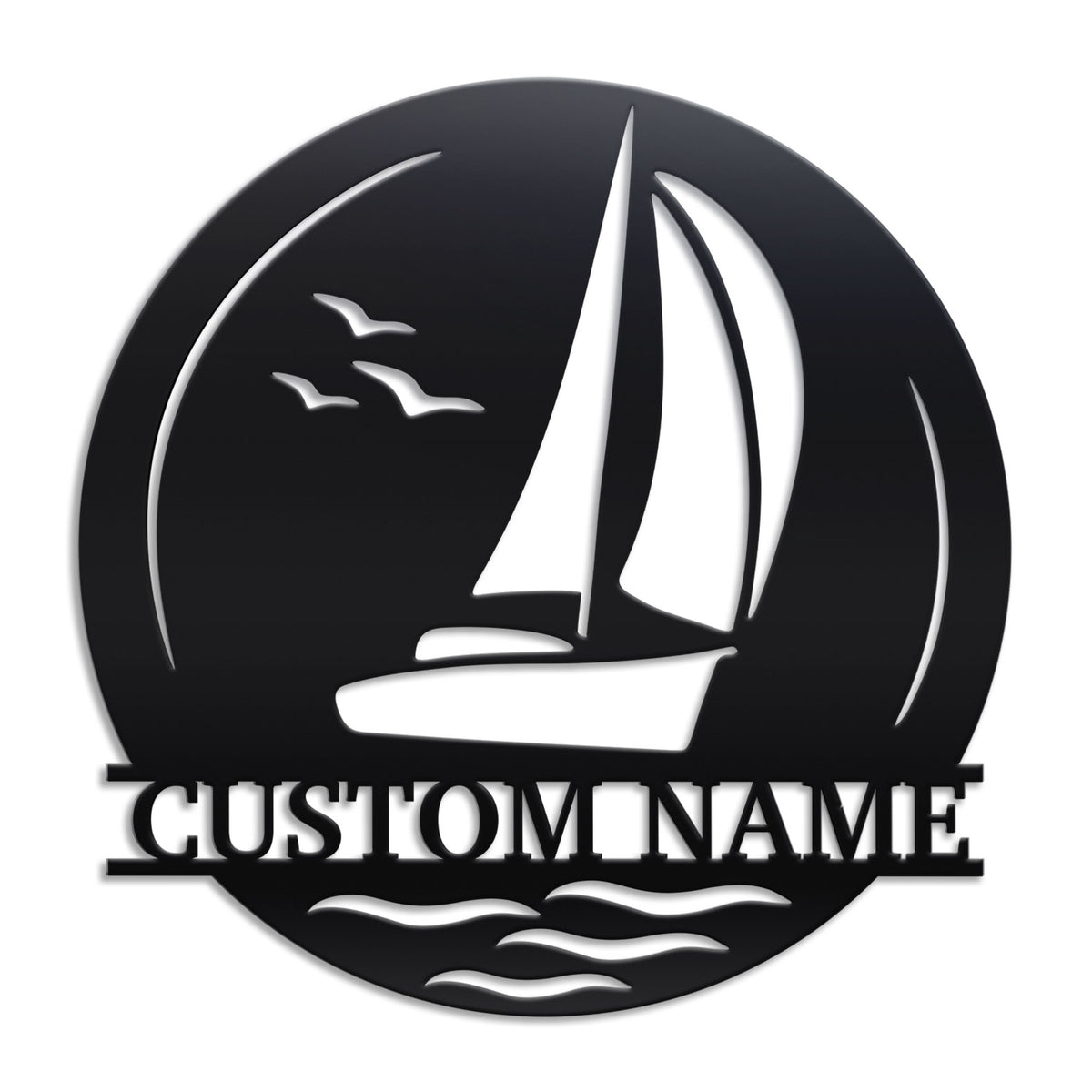 Sailboat Metal Sign 2