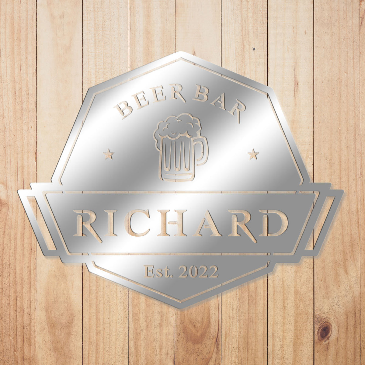 Bier Bar Schild