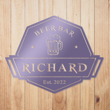 Bier Bar Schild