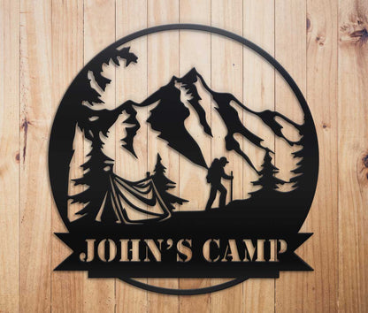 Outdoor Camping Sign