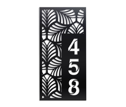 Vertical House Number Sign 1