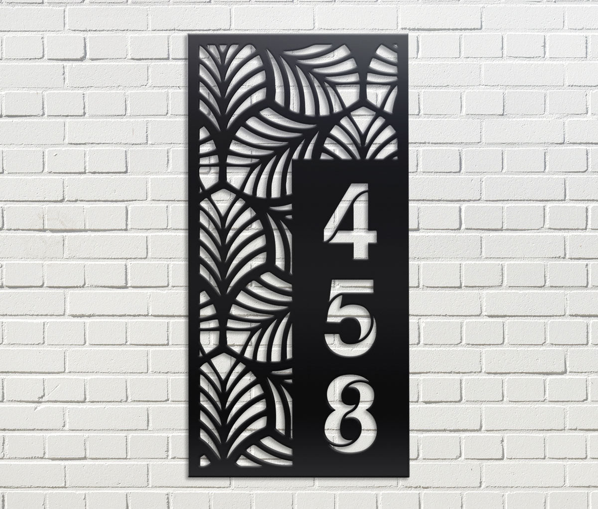 Vertical House Number Sign 1