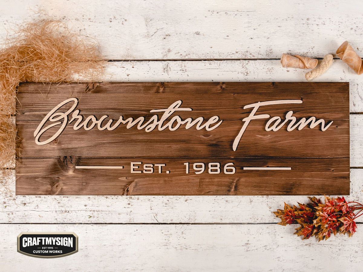 Custom Wooden Sign Craftmysign