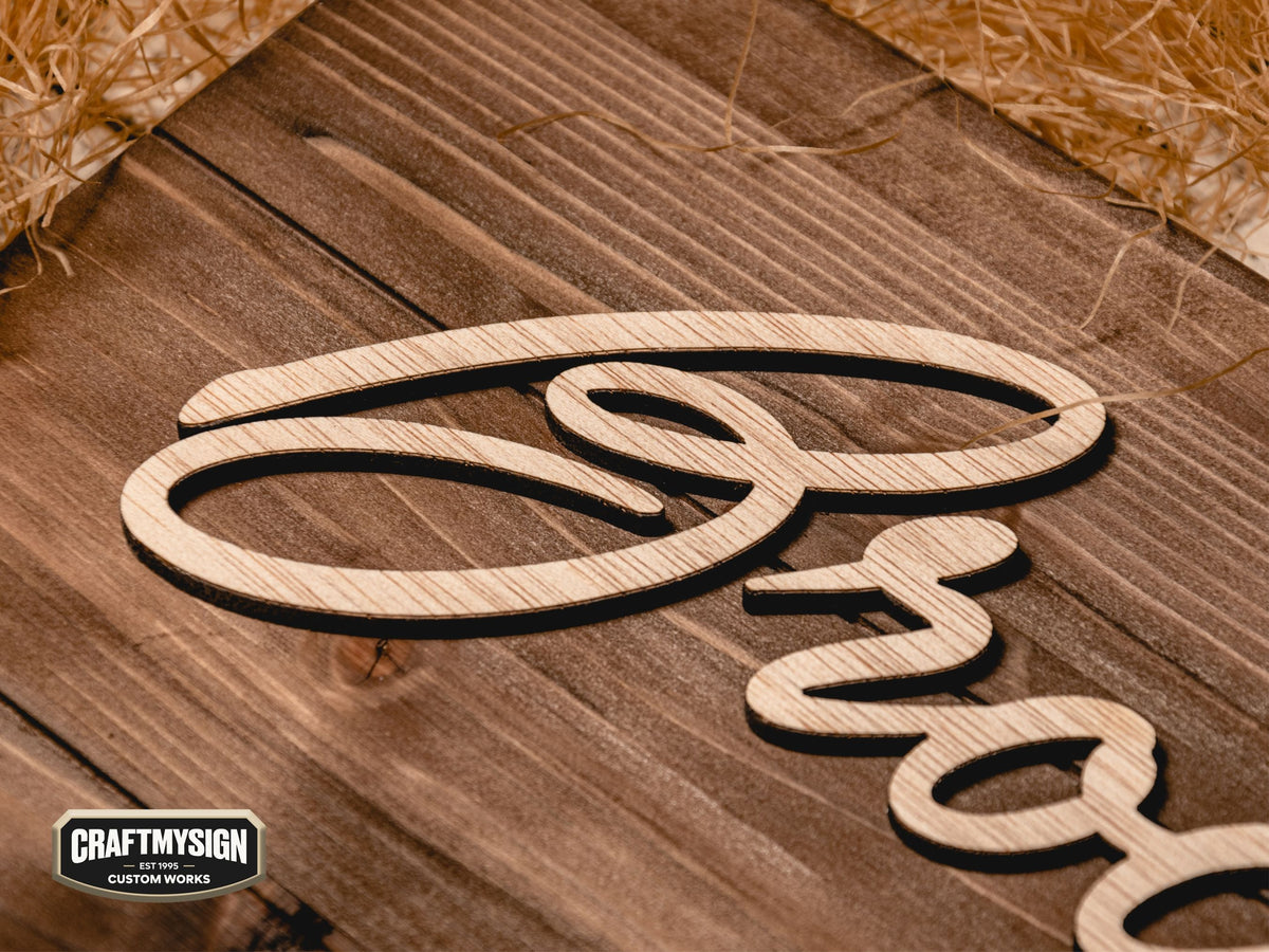 Custom Wooden Sign Craftmysign