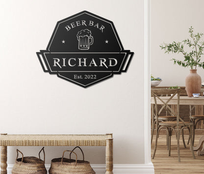Bier Bar Schild