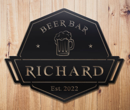 Bier Bar Schild