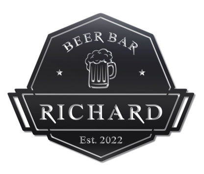 Bier Bar Schild