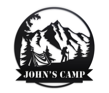 Outdoor Camping Sign