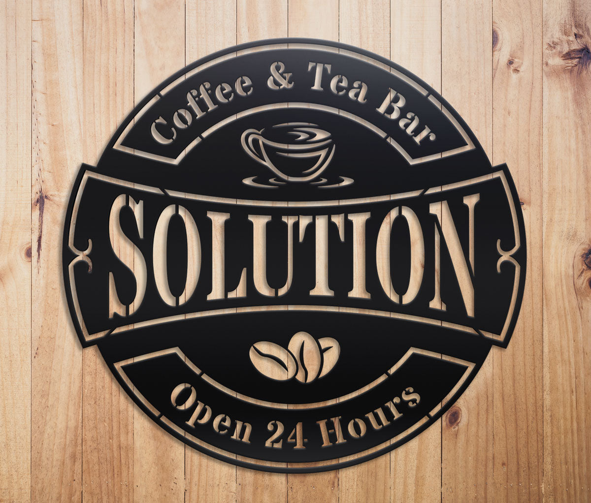 Coffee & Tea Bar Sign