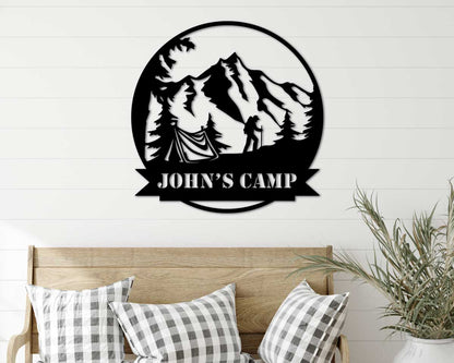 Outdoor Camping Sign
