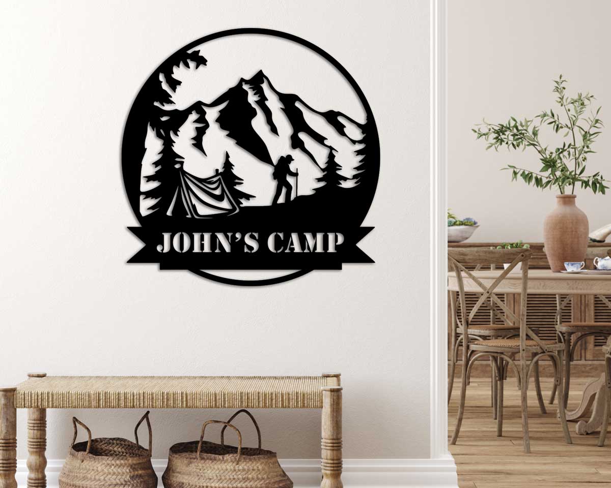 Outdoor Camping Sign