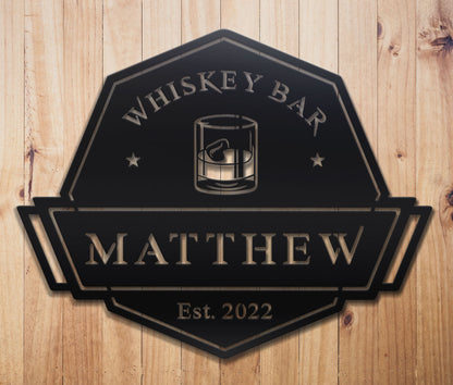 Whiskey Bar Sign